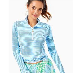 Lilly Pulitzer Luxletic Justine Half Zip Pullover L